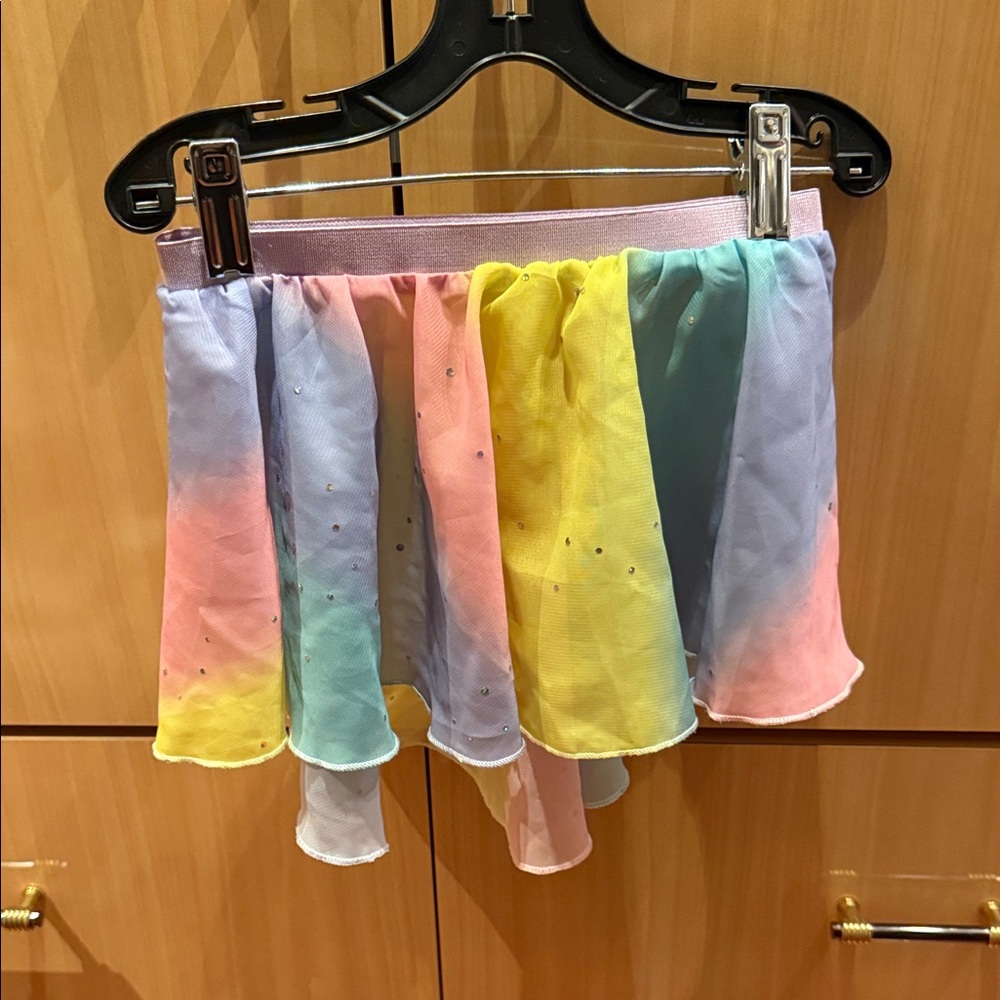 Kids Rainbow Pastel Dance Skirt - Brand